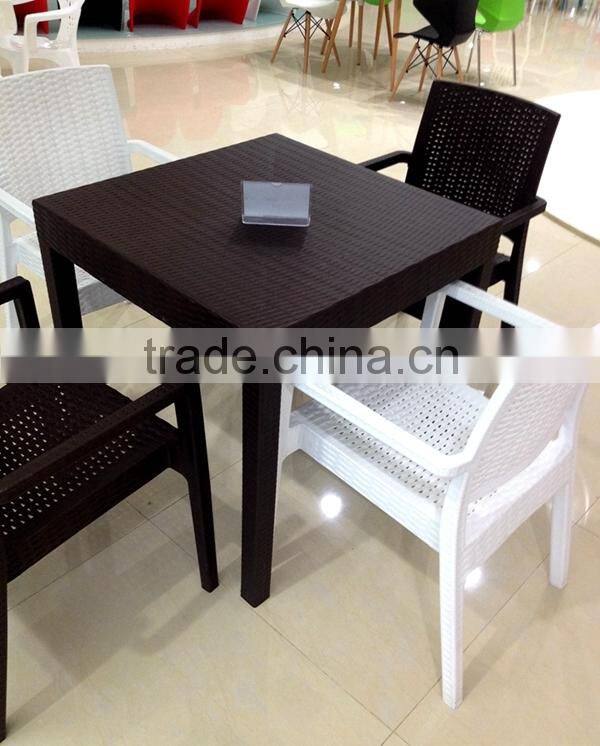 High quality armrest PP weave outdoor chair ,HYH-307