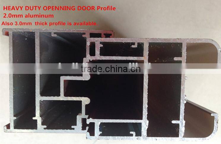 Outdoor folding screen door garage door large openning space & modern designed color