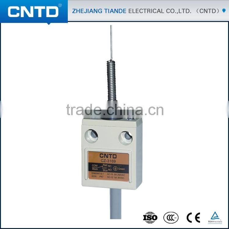 CNTD China Top Ten Selling 3meter Cable Flexible Rod with Metal Terminal Limit Switch Waterproof Electrical Switch (CZ-3169)