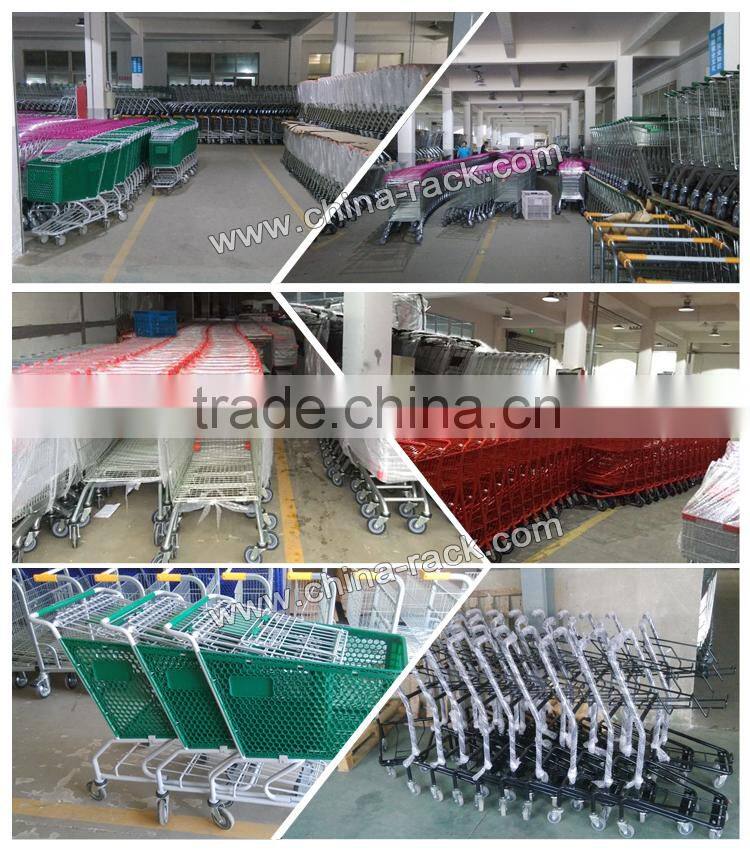 180L Metal Supermarket German Shopping Trolley