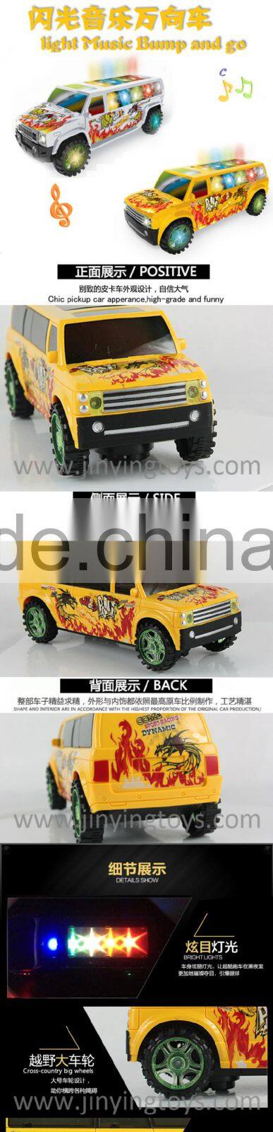 Newest flashing light battery operated toy car