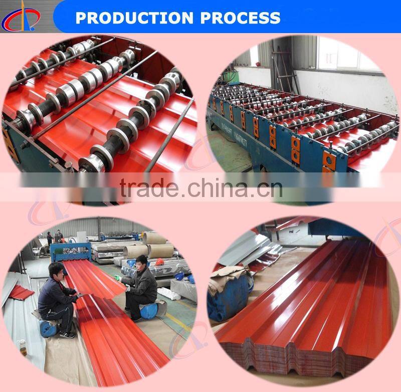 color coated steel tile/corrugated colored steel tile