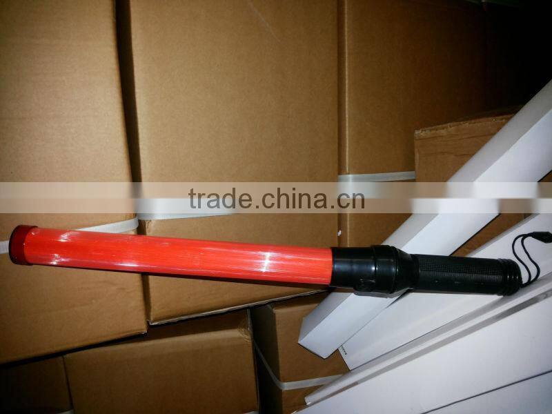 2014 New products led flash police stick /safety baton /traffic baton