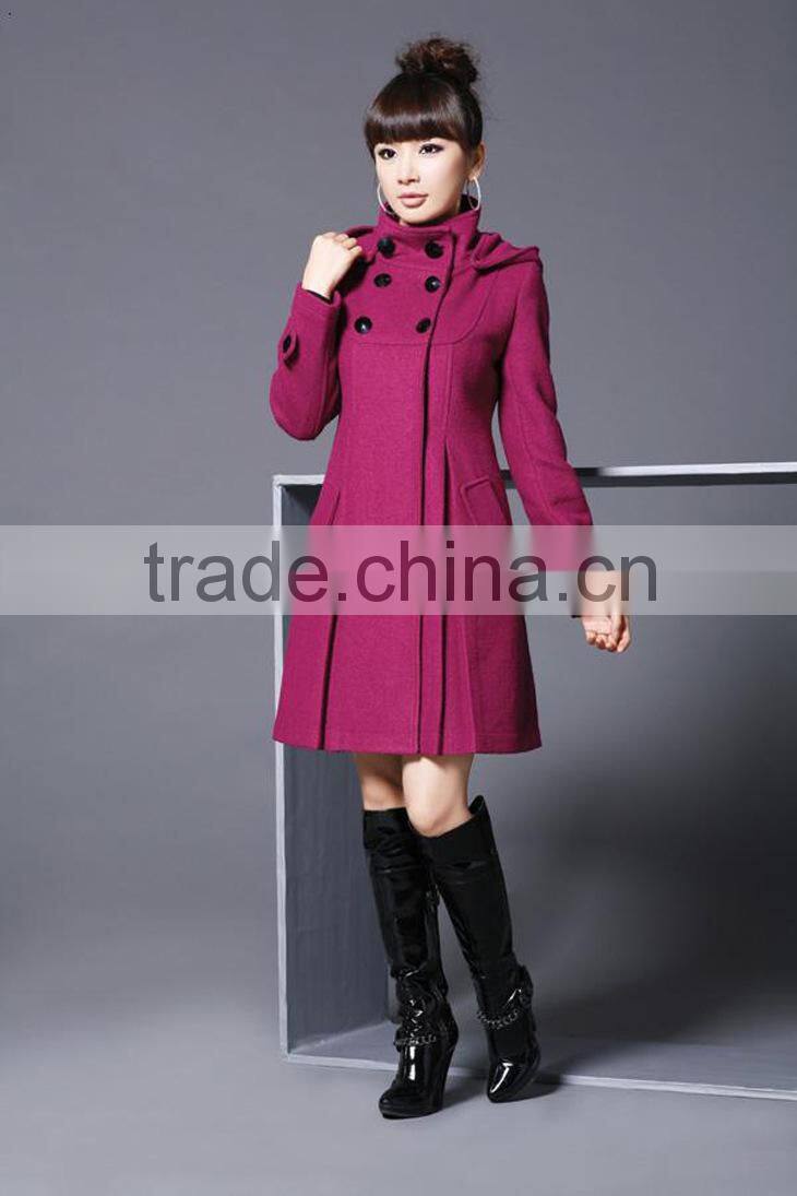 2014 Women's New Cotton-padded Slim MD-LONG Loose Coats Overcoats Parka