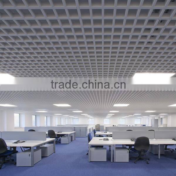 Building material roof design aluminum suspended decorative open cell ceiling