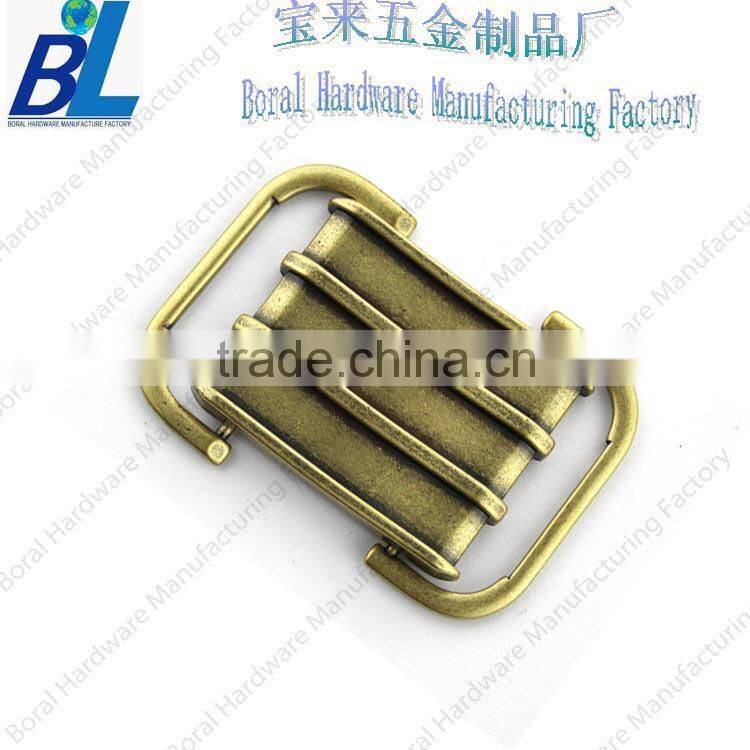 Antique metal side release buckle bor bags