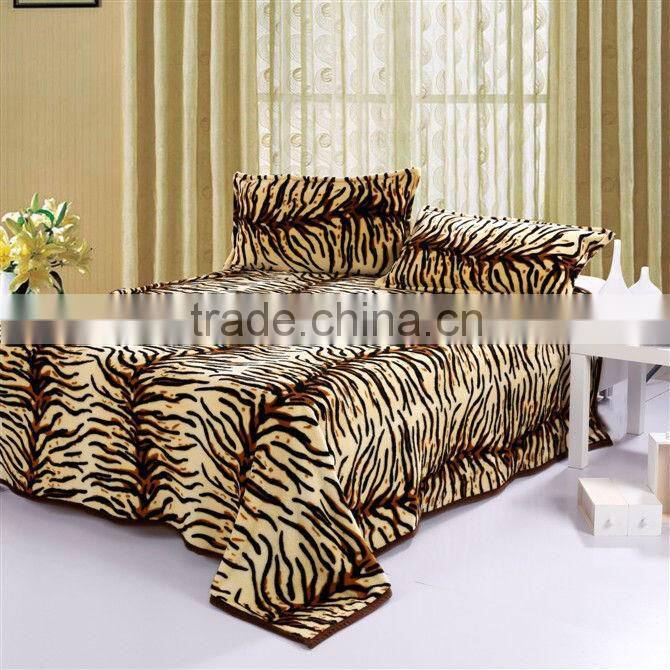 100%Polyester Printed Coral Fleece/Flannel Fleece Blanket