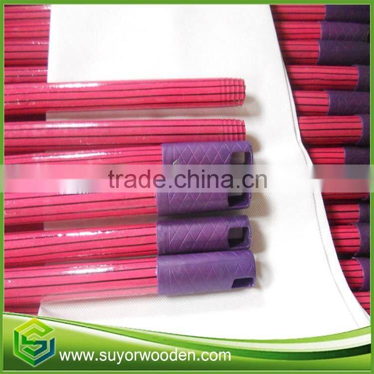 customized tapered pvc coated wooden poles and wood rod