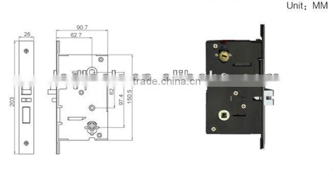 hotel room card lock system