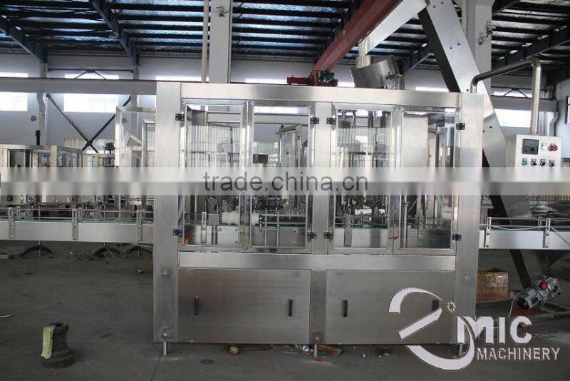MIC-12-12-1 Top quality professional factory produce glass bottle twist off Cap juice bottle packing machine with CE