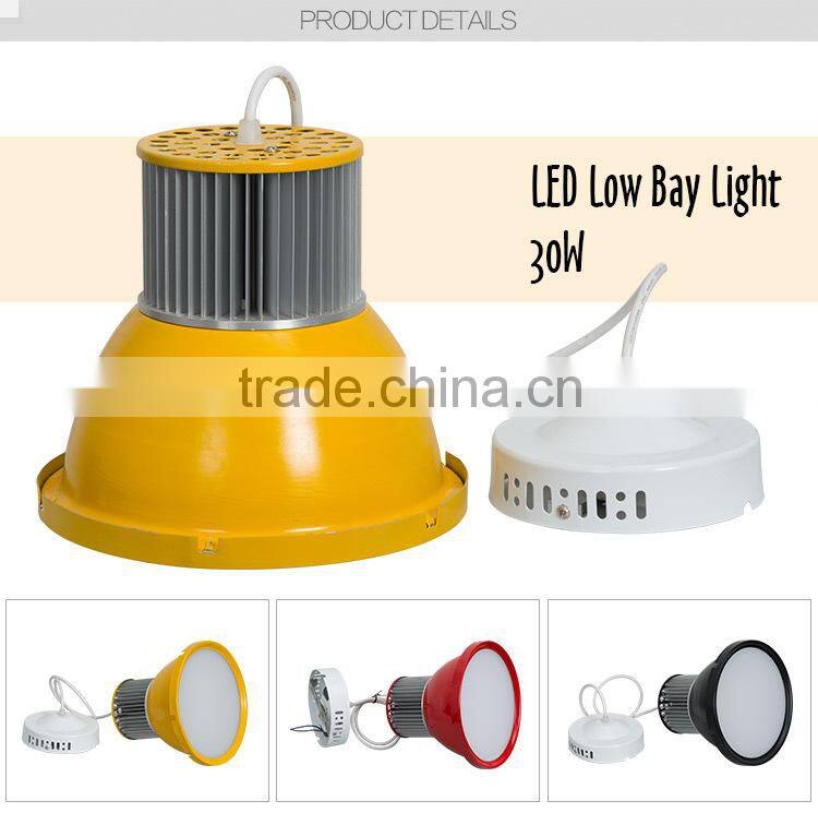 High lumen bridgelux waterproof 30w low bay fixtures