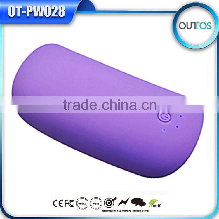 Mobile Accessories Coloful Pillow Shape Power Bank For Smartphone