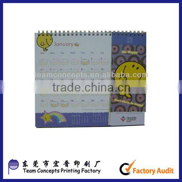 printable paper desk calendar 2016 with stand