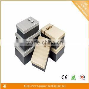 Custom High-grade Luxury Paper square Packaging For chocolate/candy/cake Gift box