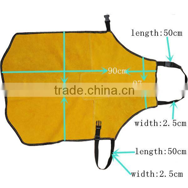 4 pcs leather flame resistant cow leather safety Welding APRON
