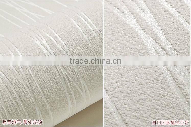 China cheap designer waterproof wallpaper manufacturer for home hotel