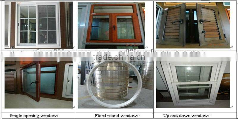 Factory price aluminum windows curtain wall for commercial buildings