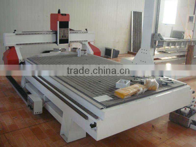 cnc wood router / 4.5kw spindle /stepper motors/vacuum table /Ncstudio or DSP controller