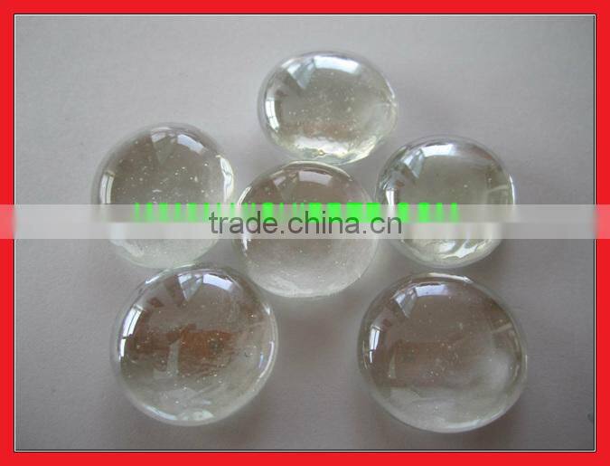 Ocean blue diamond shape fire pit glass gem stone