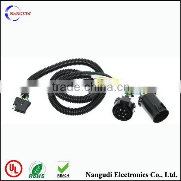 Two way trailer connector wiring harness