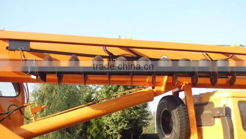 6 ton truck crane with drill price for sale GNQY-C6D