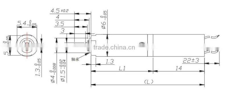 3v small geared dc motors for mini linear actuator