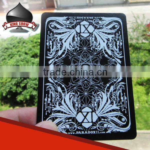 Hign end custom playing cards front and back with low cost