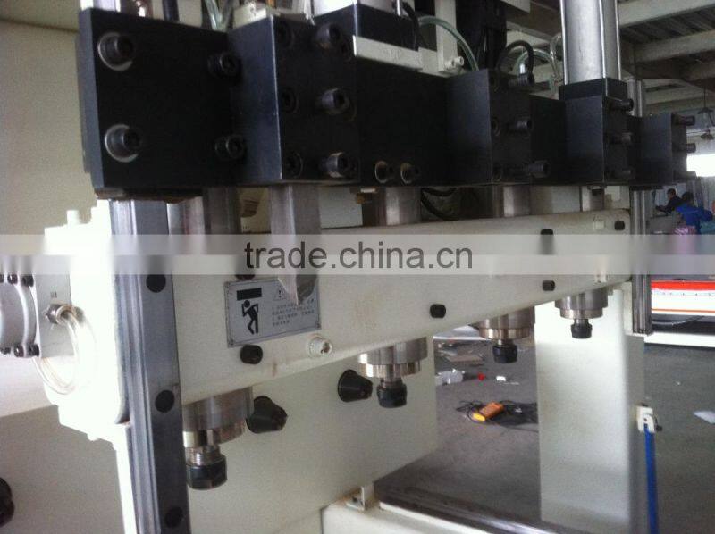 250*1200 four spindle four knife wood milling cnc lathe machine