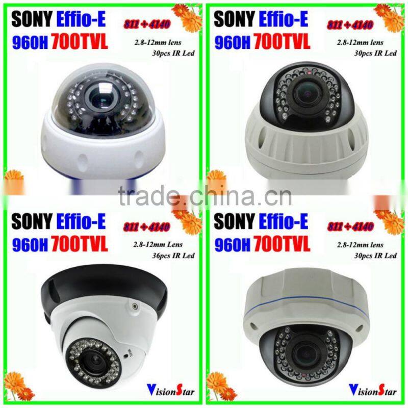 Outdoor Security Camera System Night Vison 700TVL 1/3" Sony IR-Cut Vandalproof CCTV Camera