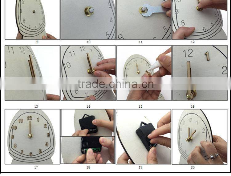 Educational and Practical Assemble Your Clock Kids DIY