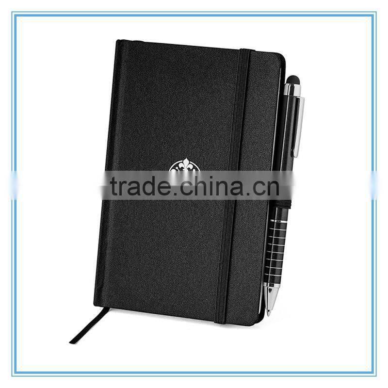 school stationery set & office product leather cover pu notebook/Fabric cover note book