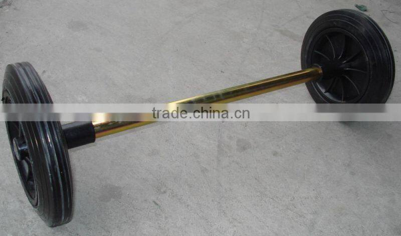 Rubber wheels 8 inch for waste bin wheel for trash bin