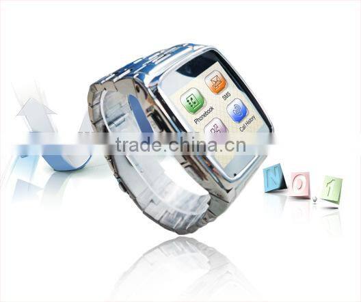 1.6 Inch Stainless JAVA Watch Phone,Quad Band,MP4,gprs, wap, bluetooth