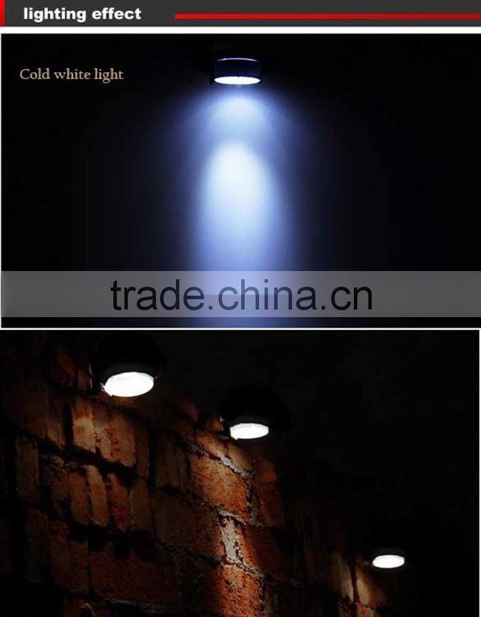 2016 Hot selling cheap new style Promotion Waterproof Outdoor LED Wall Solar Garden Lighting accept customized design