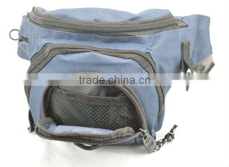 Men's 3 zipper pockets waist bag