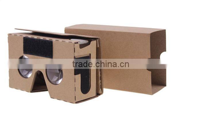Newest google cardboard vr 3d glasses headstrap virtual reality 3D glasses Google cardboard version 2.0 with 4.8"5.0"6.0"inch