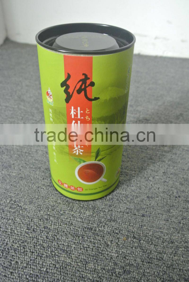 green cardboard food paper tube box cans for tea