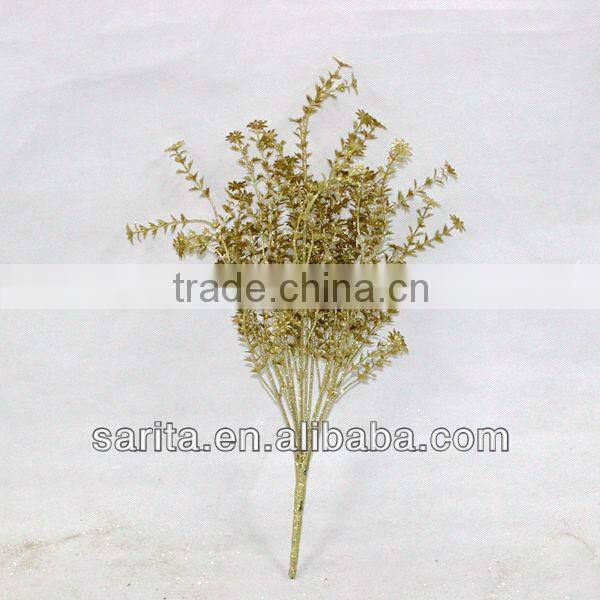 hot sale 15.7 inch height christmas decoration flowers with 9 branches