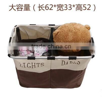 YIWU RODA oxford fabric durable double lattice laundry basket