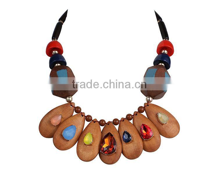 2015 latest wooden necklace designs, multicolor necklace, necklace for men and women