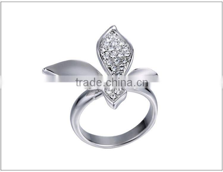 wholesale jewelry fashion diamond 925 silver ring Latest design Gemstone jewelry