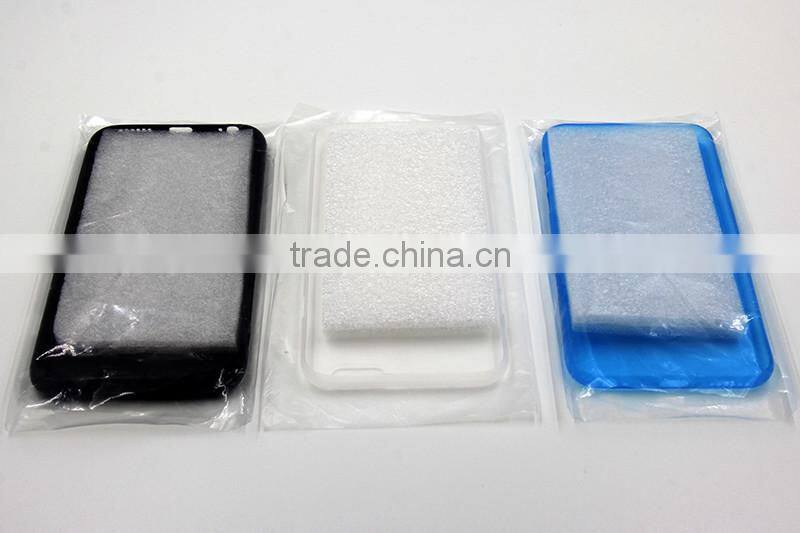 PP cell phone covers for iPhone SE with three sided design