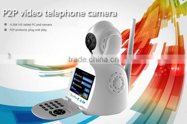 3G wireless video camera H.264 Network video calls/Wifi/P2P/3C smart card/ CMOS Sensor /support iPhone/Android/recording/Alarm