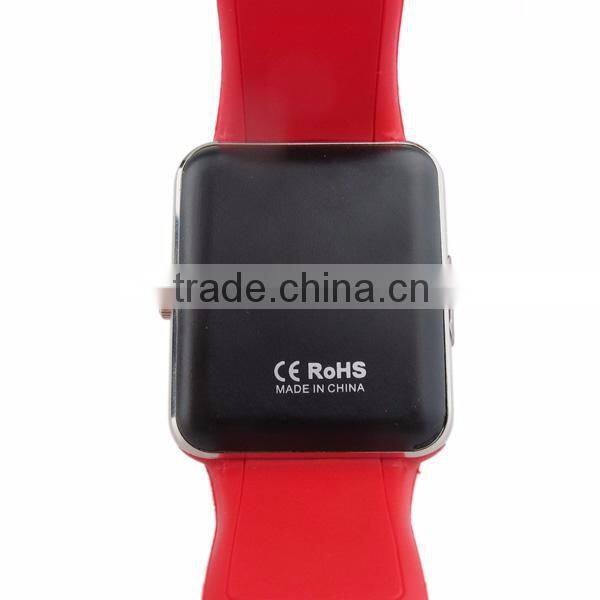 GT08 Smart Watch Compatible Platform IOS Android With Pedometer Camera Monitoring Sleep Sedentary Reminder for iPhone Samsung Ga