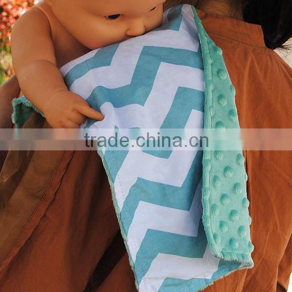 100% Cotton Size of 21cmX45cm Anti Pilling Mint White Easy Burp Cloth