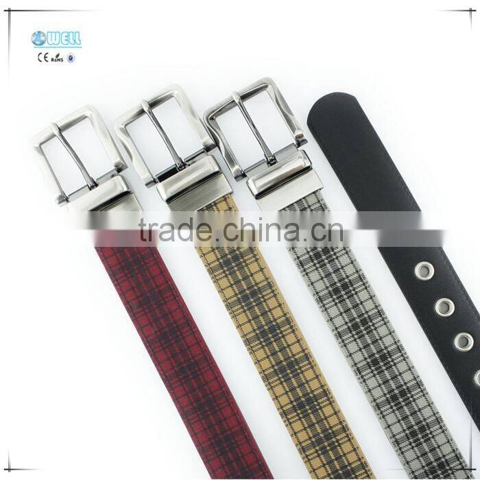 Colorful Pin Buckle Kids Chastity Belt Elastic PU Belt Canvas Belts