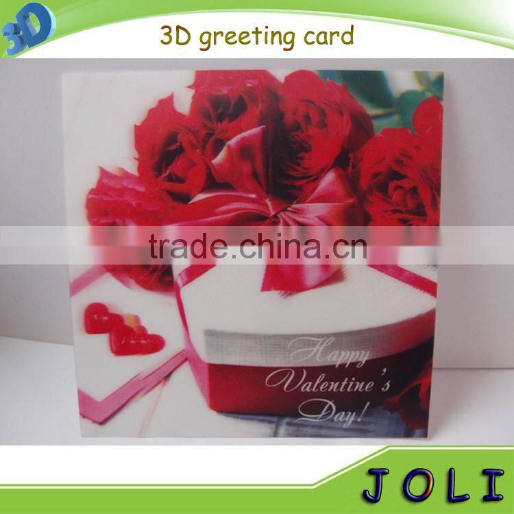 promotional gifts Cartoon Sticker Style 3d lenticular card