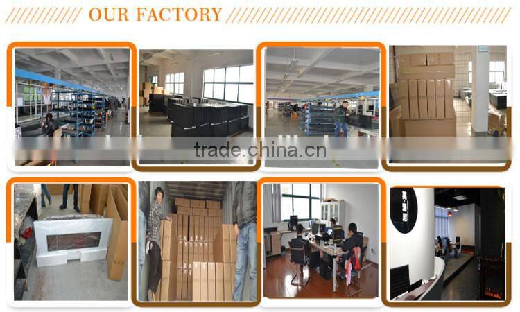 Imitation decorative electric fireplace with led lights