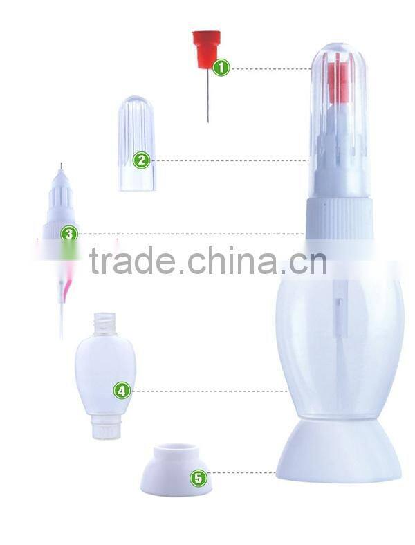 10ml Custom made nail plastic polish bottle