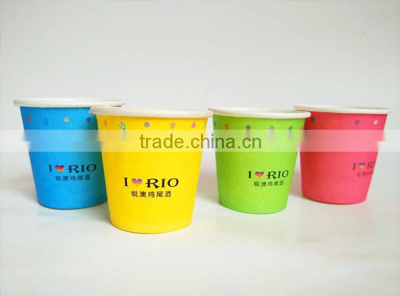 disposable tasting paper cup custom design competitive price and excellent quality